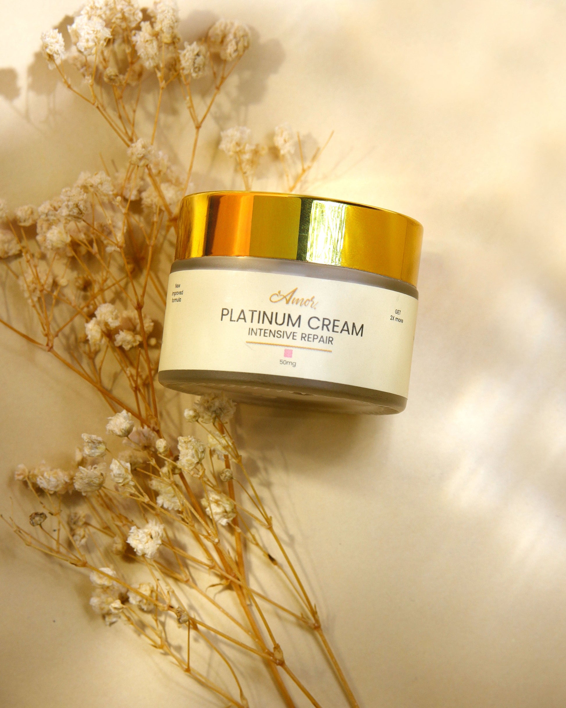Platinum Gold Cream Skin Care Cream Amor beautee 
