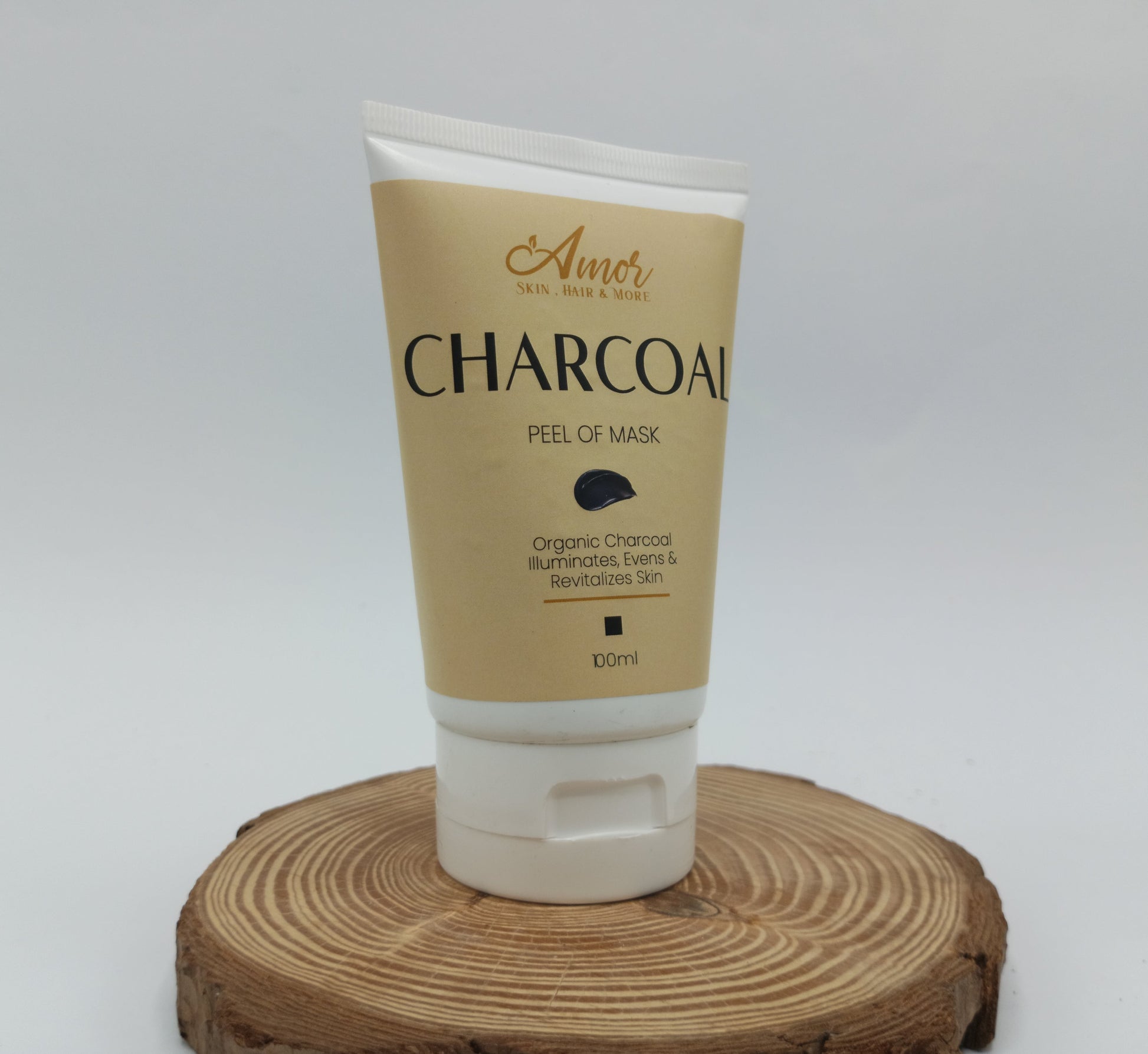 CHARCOAL PEEL-OFF MASK Activated Charcoal Unclogs, Purifies, and Deep Cleansing 100ml