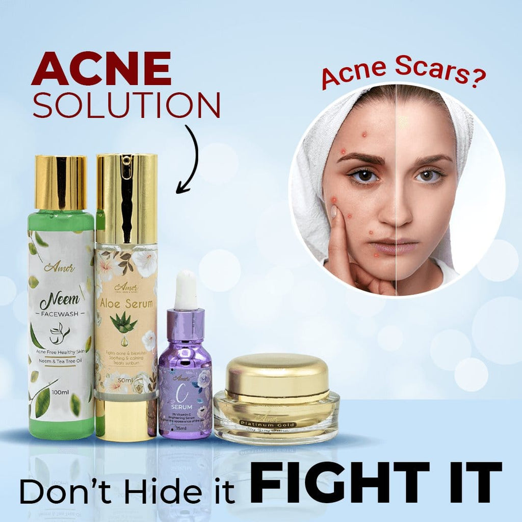 Acne Solution Bundle Cosmetics  Sahir Lodhi Amor Beautee
