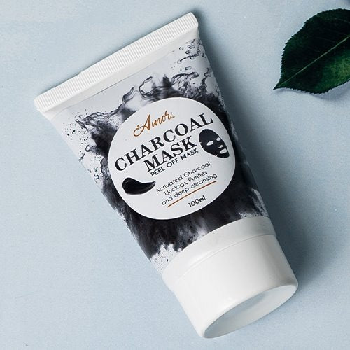 CHARCOAL PEEL-OFF MASK Activated Charcoal Unclogs, Purifies, and Deep Cleansing 100ml